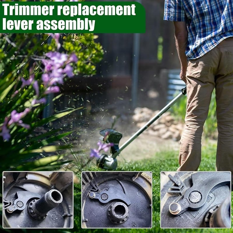 مجموعة رافعة استبدال سوداء متوافقة مع LST220FC نوع B3 120 فولت جهاز تقليم الحشائش 6 قطع - Image 3